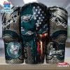 Philadelphia Eagles NFL Skull Iron Pattern Tumbler