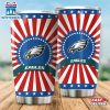 Philadelphia Eagles USA Flag Pattern Independence Day Tumbler