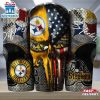 Pittsburgh Steelers NFL Skull Iron Pattern Tumbler