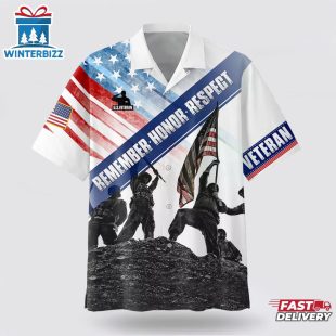 Remember Honor Respect Hawaiian Shirt