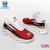 San Francisco 49ers Color Streak Pattern NFL Max Soul Shoes