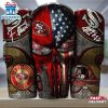 San Francisco 49ers NFL Skull Iron Pattern Tumbler