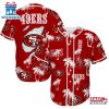 San Francisco 49ers Palm Tree Pattern Baseball Jersey Shirts