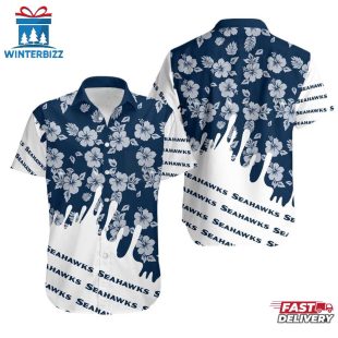 Seattle Seahawks Flower NFL Hawaiian Shirt
