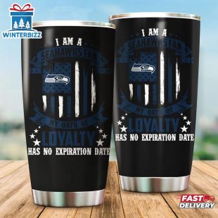 Seattle Seahawks My Oath Has No Expiration Date Independence Day Tumbler