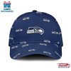 Seattle Seahawks Print Patterns Allover Print Classic Cap
