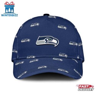 Seattle Seahawks Print Patterns Allover Print Classic Cap