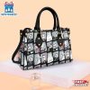 Sweet Love Of Sally And Jack Skellington Nightmare Before Christmas Pattern Leather Handbag