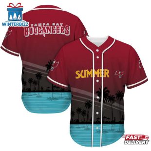 Tampa Bay Buccaneers Summer On The Beach Baseball Jersey