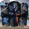 Tennessee Titans NFL Skull Iron Pattern Tumbler