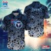 Tennessee Titans Skull Pattern NFL Hawaiian Shirt