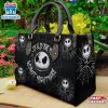 The Nightmare Before Christmas Jack Skellington Cartoon Pattern Leather Handbag