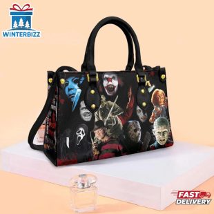 This Is My Horror Movie Watching Leather Handbags