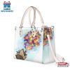 UP House Cartoon Pattern Leather Handbag