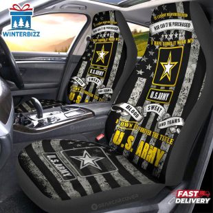 US Army Car Seat Covers Gift For Veteran