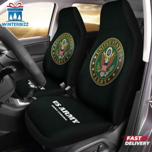 U.S Army Emblem Car Seat Covers Car Accessories For Veteran Patriotic Gifts