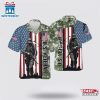 Us Army Veteran American Flag Pattern Hawaiian Shirt