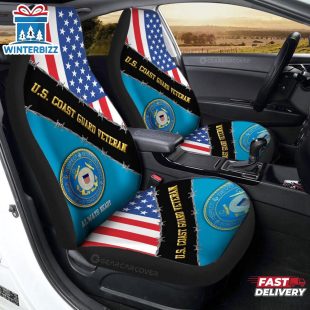 U.S. Coast Guard Veterans Car Seat Covers United States Military Car Accessories