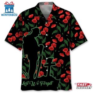Veteran And Cross Hawaiian Shirt