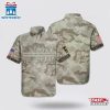 Veteran Camo Pattern Hawaiian Shirt