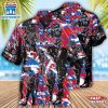 Veteran Independence Day Camo Pattern Hawaiian Shirt
