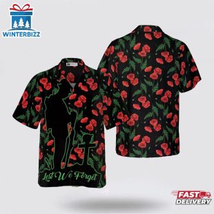 Veteran Lest We Forget Hawaiian Shirts