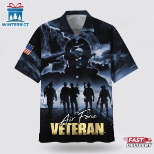 Veteran U.S.A Force Veteran Soldiers Navy Hawaiian Shirt