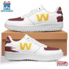 Washington Commanders NFL Football Sport White Air Force 1 Shoes