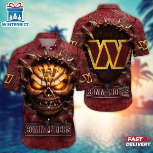 Washington Commanders NFL Trending Aloha Hawaiian Shirt