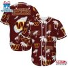 Washington Commanders Palm Tree Pattern Baseball Jersey Shirts
