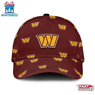 Washington Commanders Print Patterns Allover Print Classic Cap