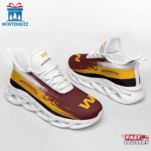 Washington Football Team Color Streak Pattern NFL Max Soul Shoes