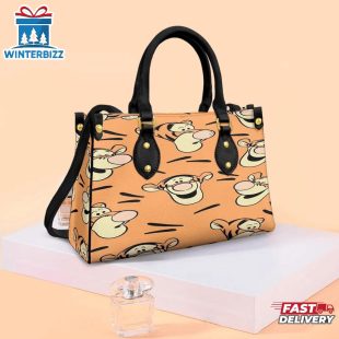 Winnie The Pooh Tigger Disney Pattern Leather Handbag