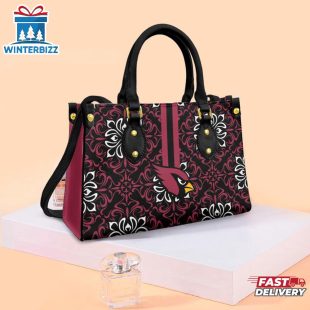 Arizona Cardinals Flower Pattern Limited Edition NFL Leather Handbag