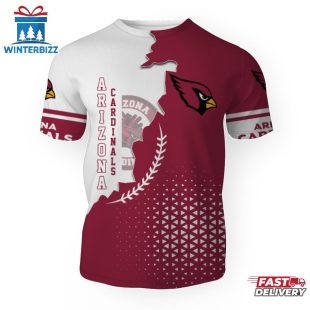 Arizona Cardinals Team Football NFL 3D T-Shirt