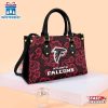 Atlanta Falcons Floral NFL Leather Handbag
