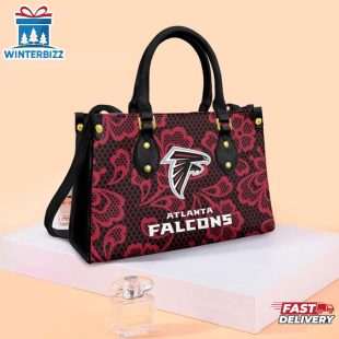 Atlanta Falcons Floral NFL Leather Handbag