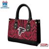 Atlanta Falcons Rose Pattern NFL Leather Handbag