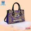 Baltimore Ravens Floral NFL Leather Handbag