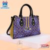 Baltimore Ravens Flower Pattern Limited Edition NFL Leather Handbag