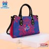 Buffalo Bills Flower Pattern NFL Leather Handbag