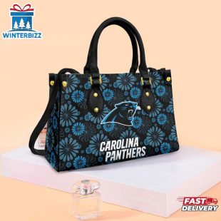 Carolina Panthers Daisy NFL Leather Handbag