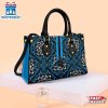 Carolina Panthers Flower Pattern Limited Edition NFL Leather Handbag