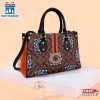 Chicago Bears Flower Pattern Limited Edition NFL Leather Handbag