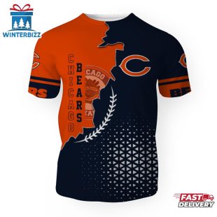 Chicago Bears Team Football NFL 3D T-Shirt