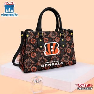 Cincinnati Bengals Daisy NFL Leather Handbag