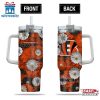 Cincinnati Bengals Flowers Pattern NFL Tumbler 40Oz