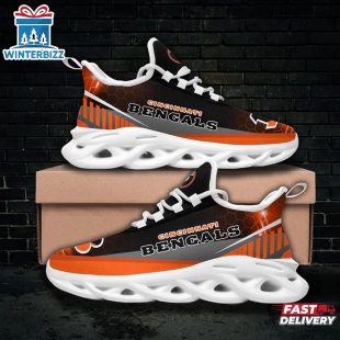 Cincinnati Bengals NFL Pattern Max Soul Shoes Mean Gift For Fans