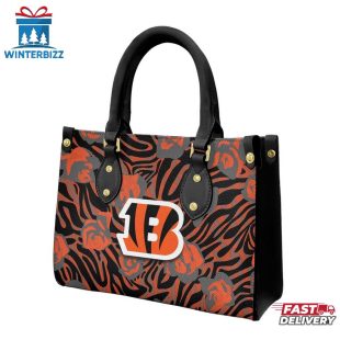 Cincinnati Bengals Rose Character NFL Leather Handbag
