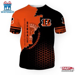 Cincinnati Bengals Team Football NFL 3D T-Shirt